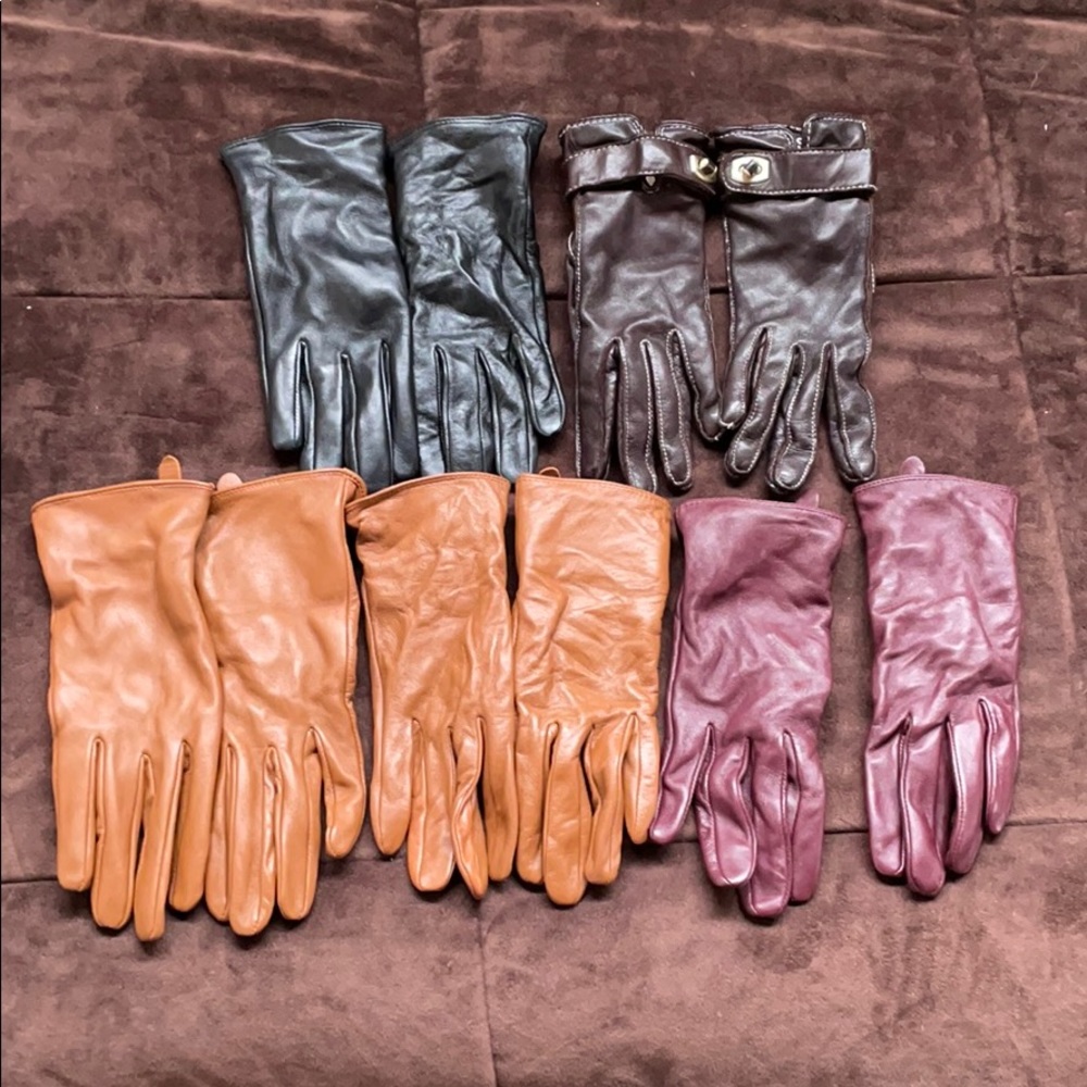 Bundle of Leather Gloves